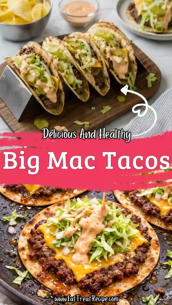 Easy Big Mac Tacos recipe