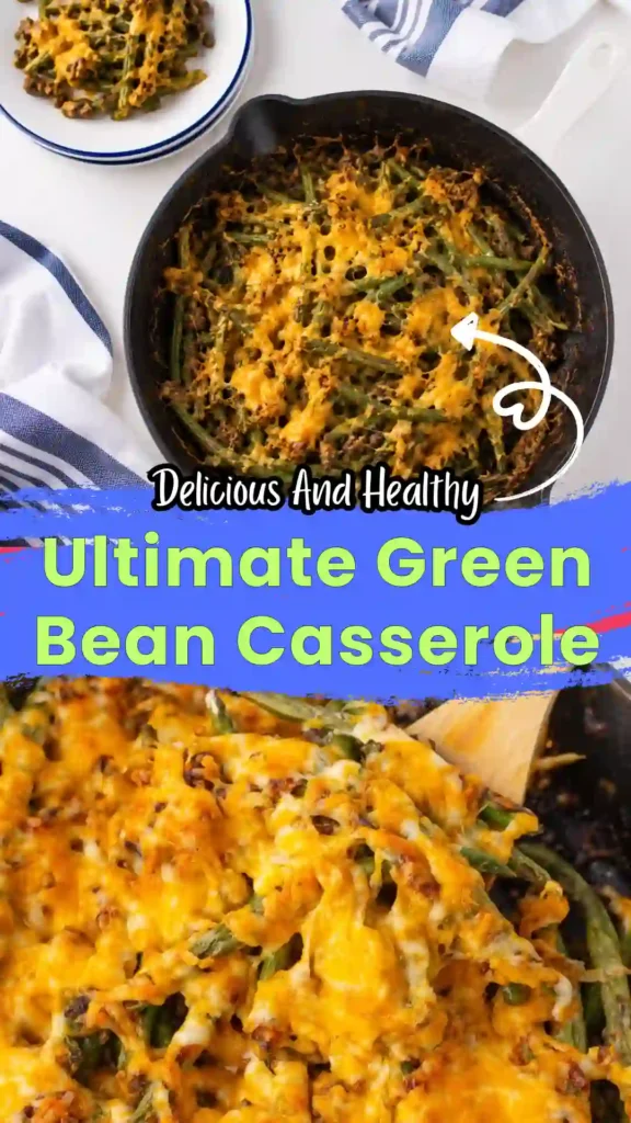 quick hamburger green bean casserole