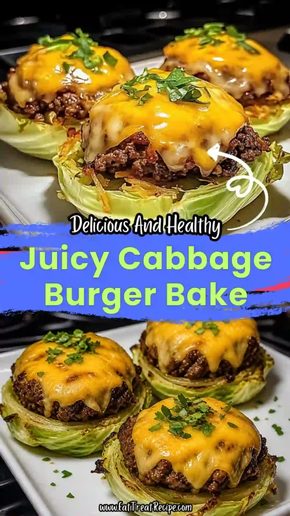 quick oven baked cabbage burgers