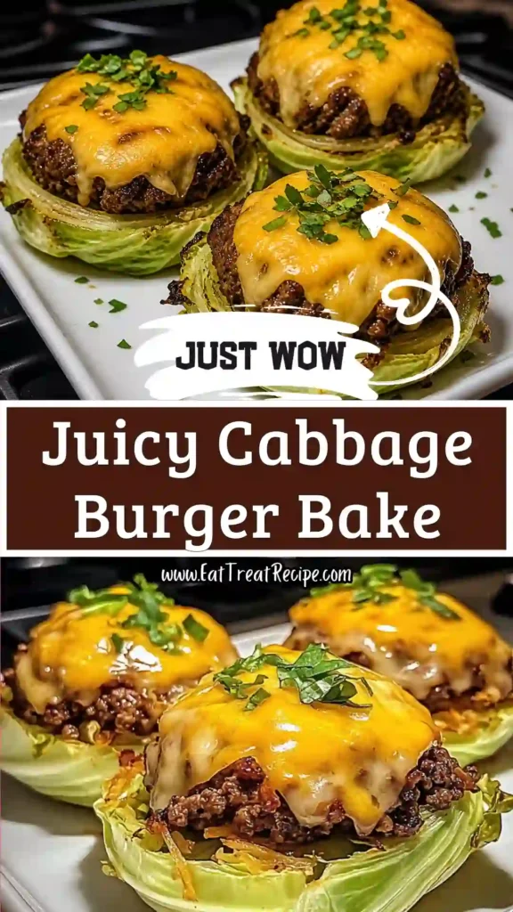 quick oven baked cabbage burgers