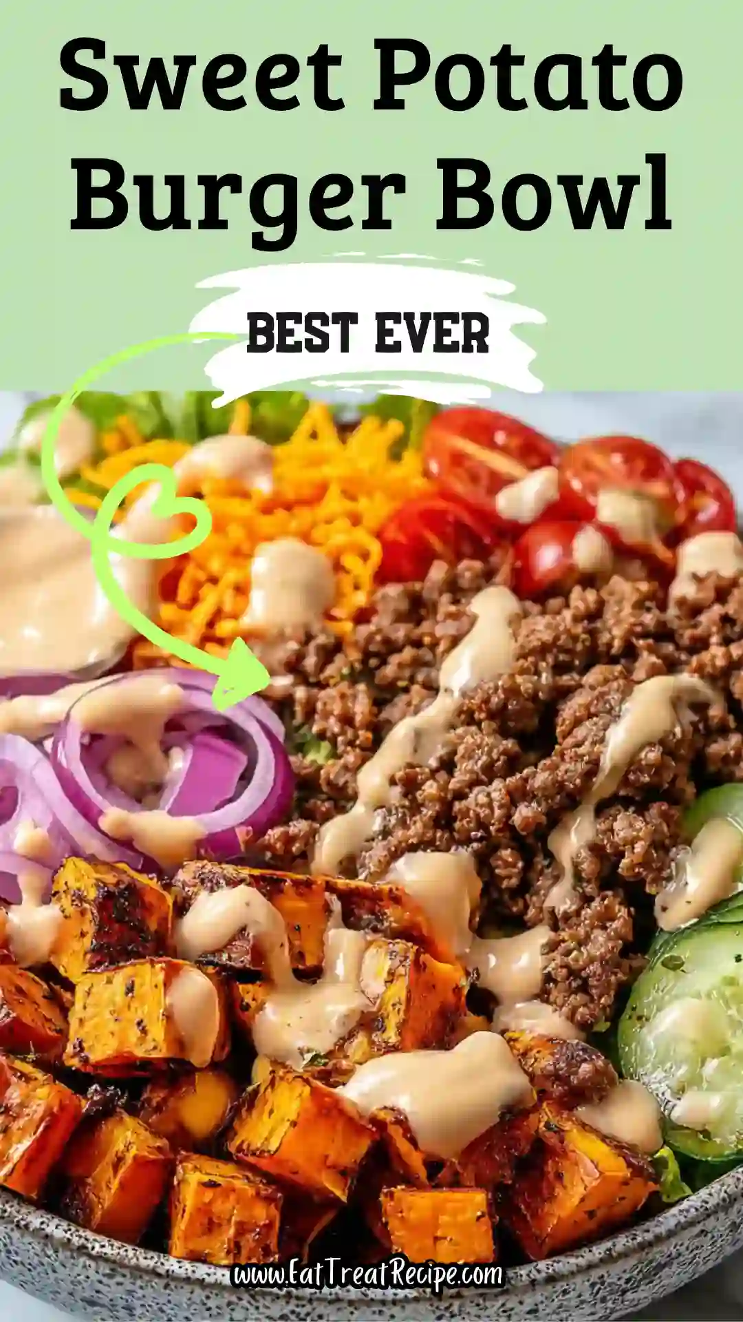 sweet potato burger bowl