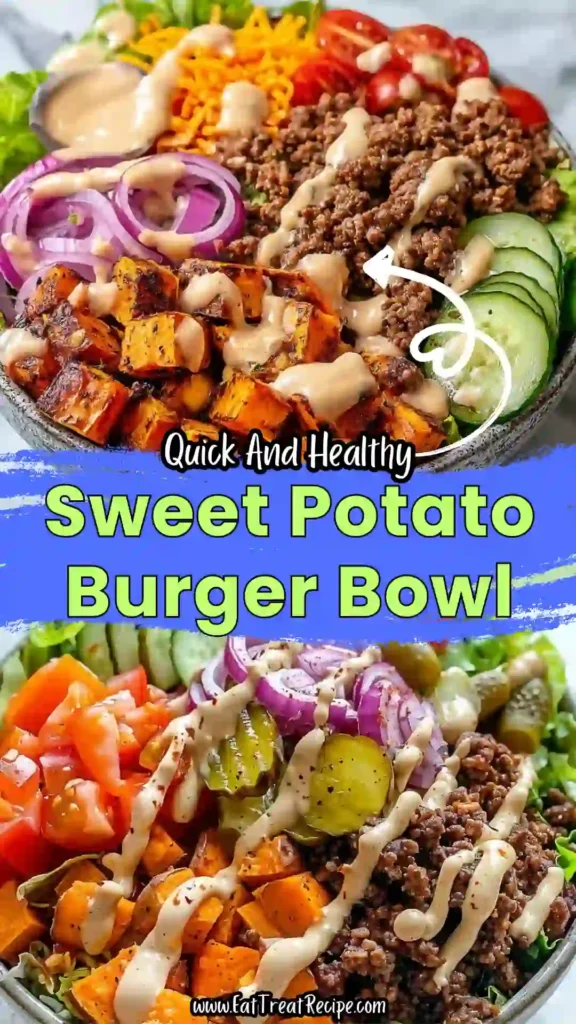 sweet potato burger bowl
