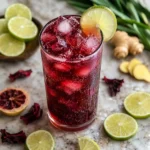 Easy Hibiscus Ginger Iced Tea Recipe