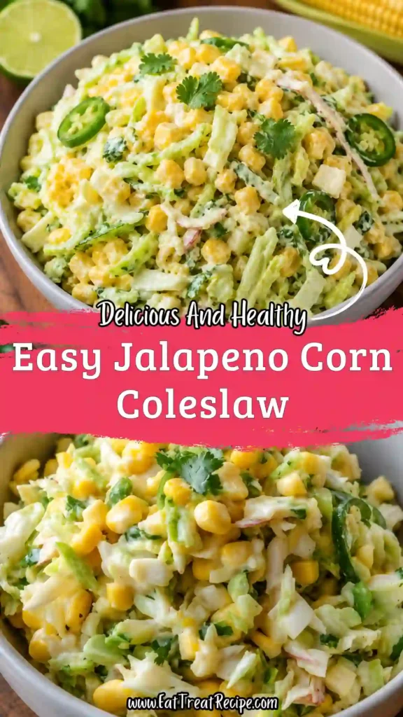 Easy Jalapeno Corn Coleslaw Recipe