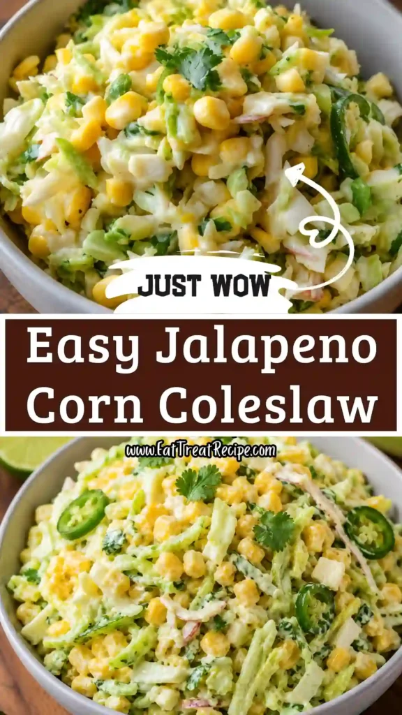 Easy Jalapeno Corn Coleslaw Recipe